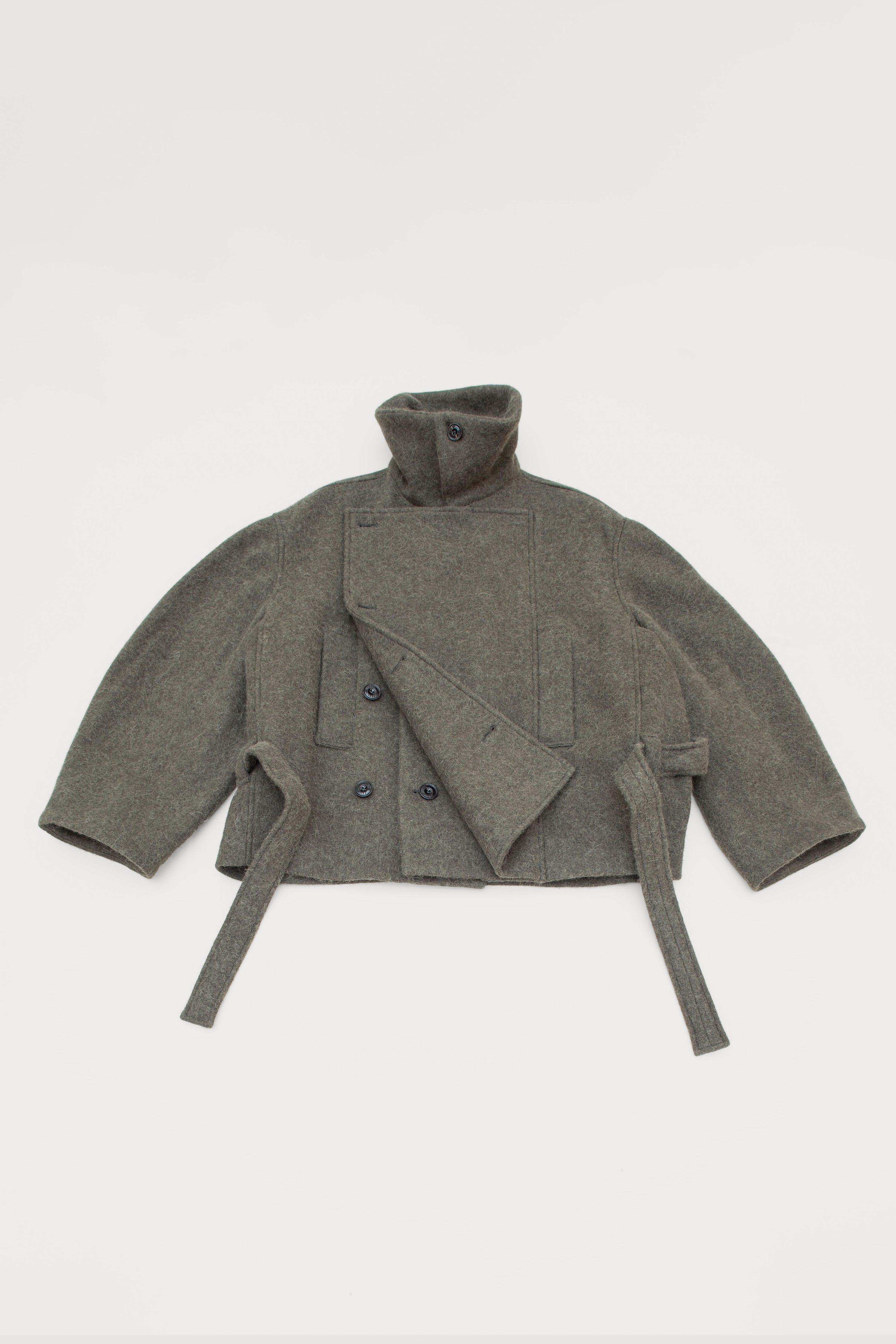 ASYMMETRICAL WOOL JACKET