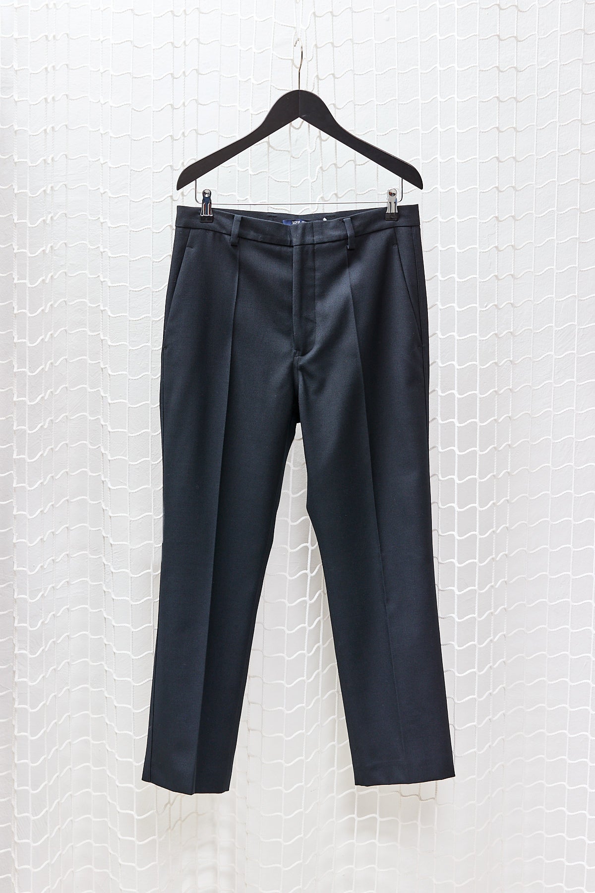 Black Wool Trousers