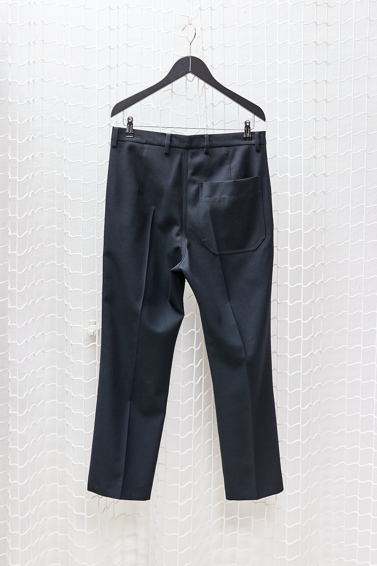 Black Wool Trousers