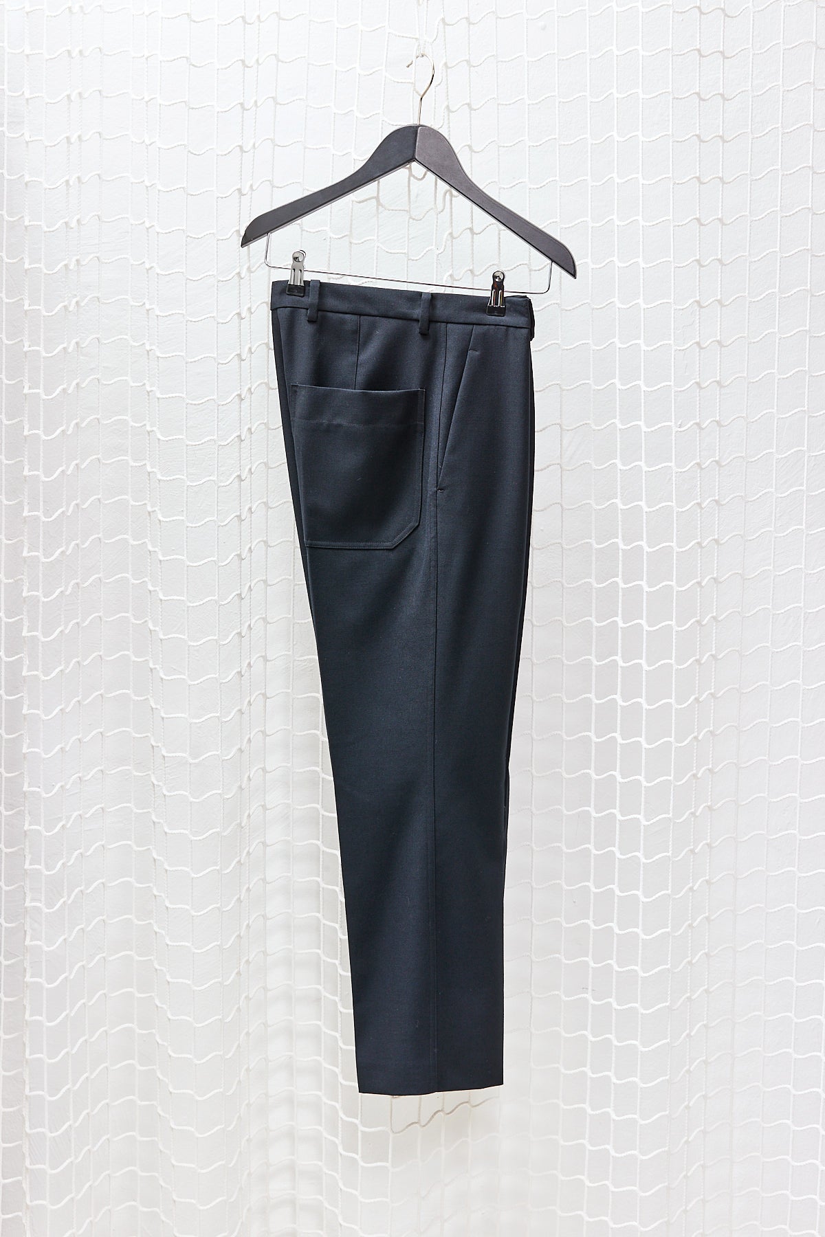 Black Wool Trousers