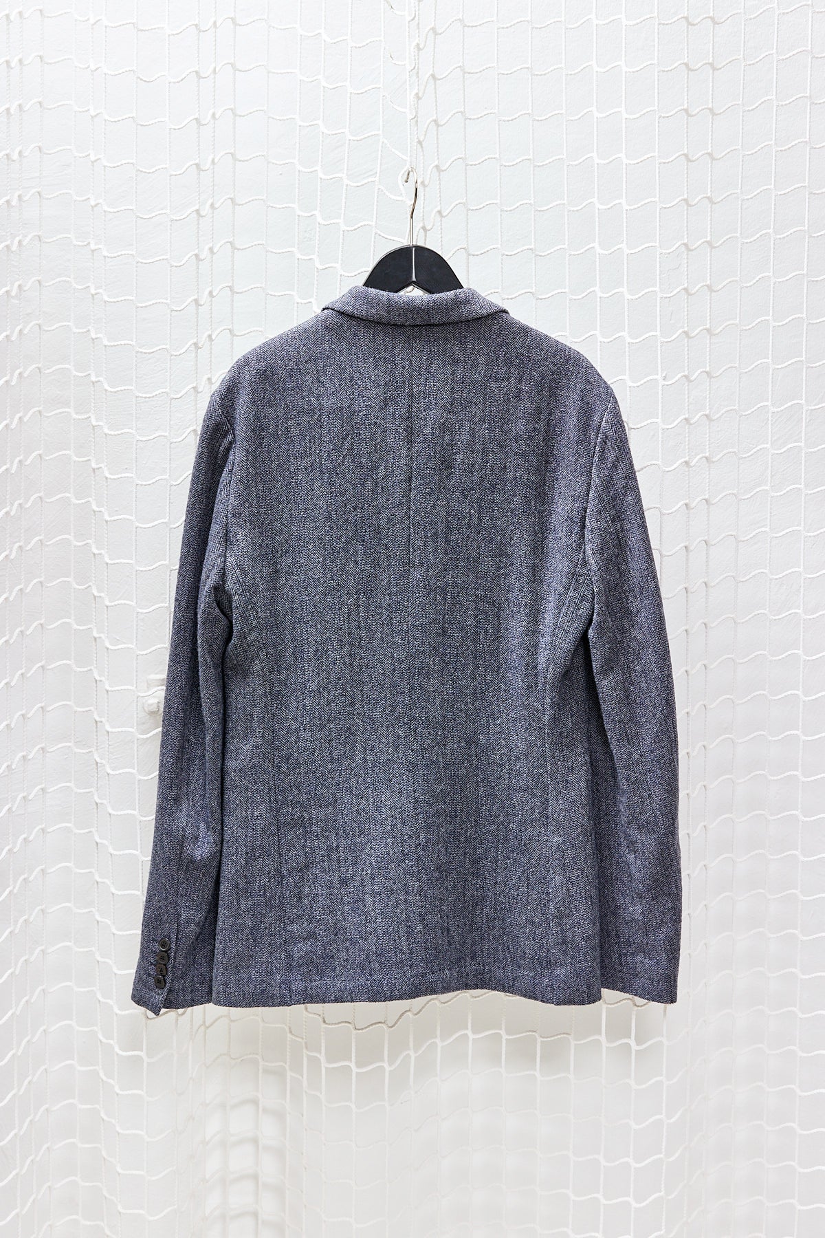 BLAZER BATES WOOL BLUE-GREY