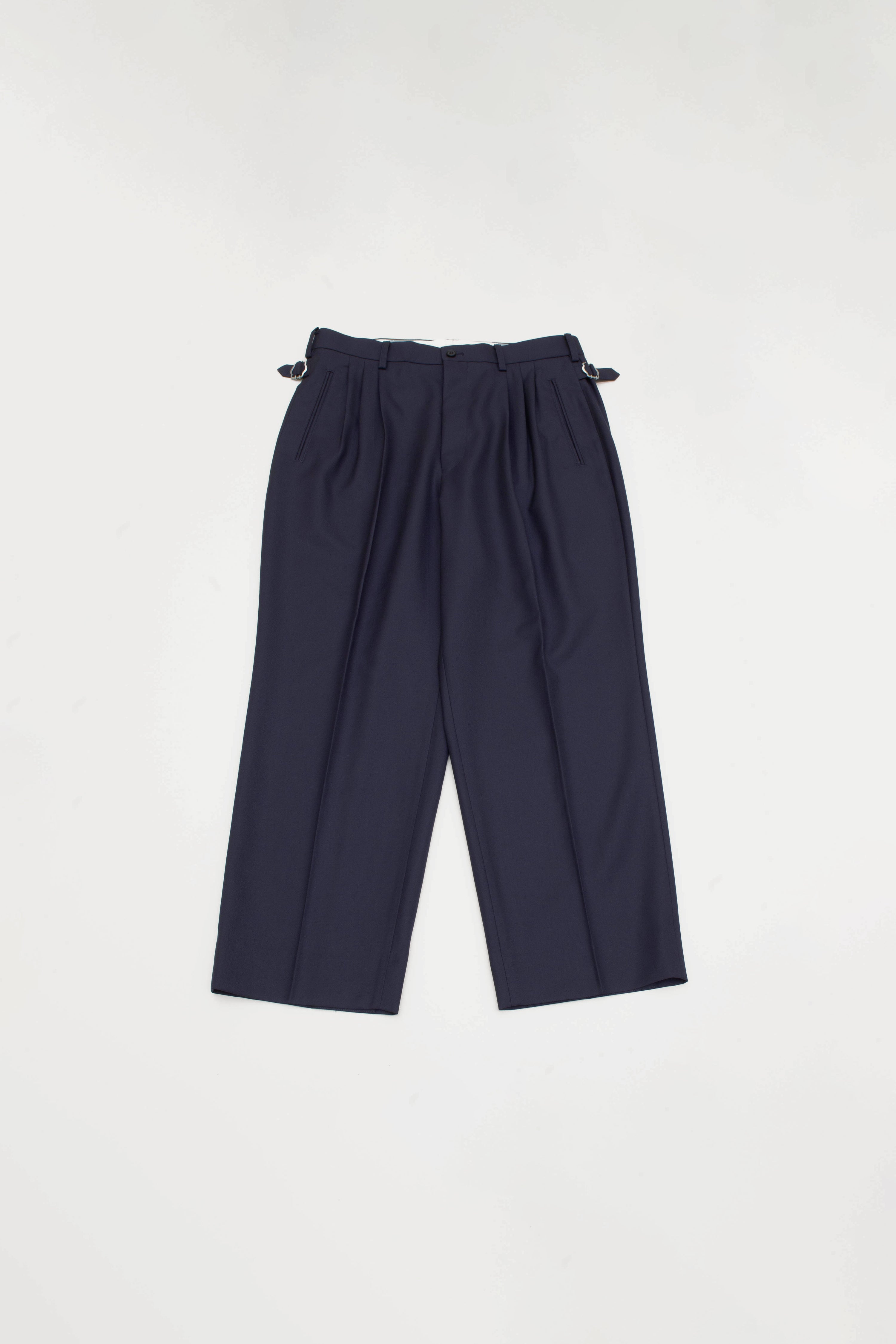 MIDNIGHT WOOL TROUSERS