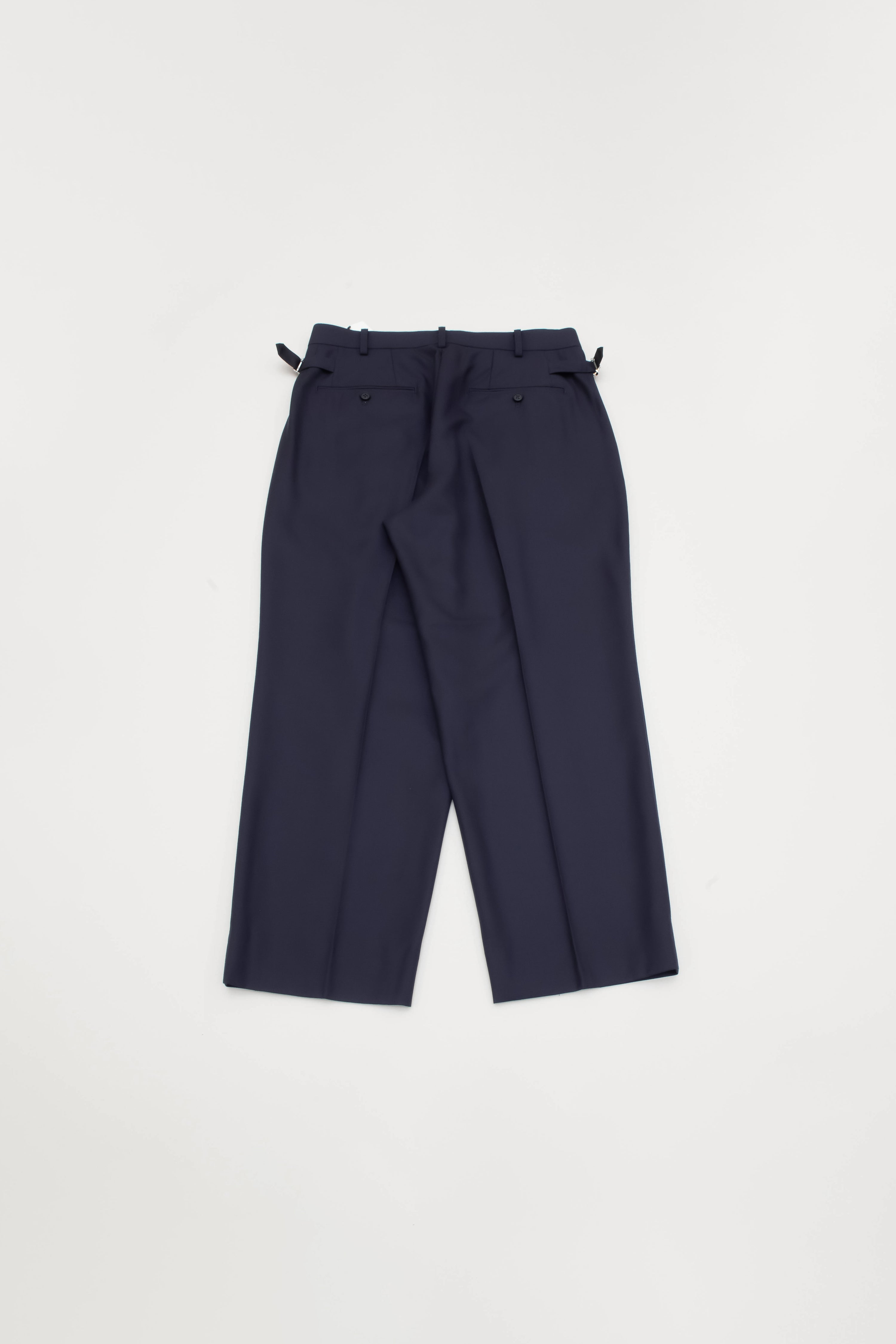 MIDNIGHT WOOL TROUSERS