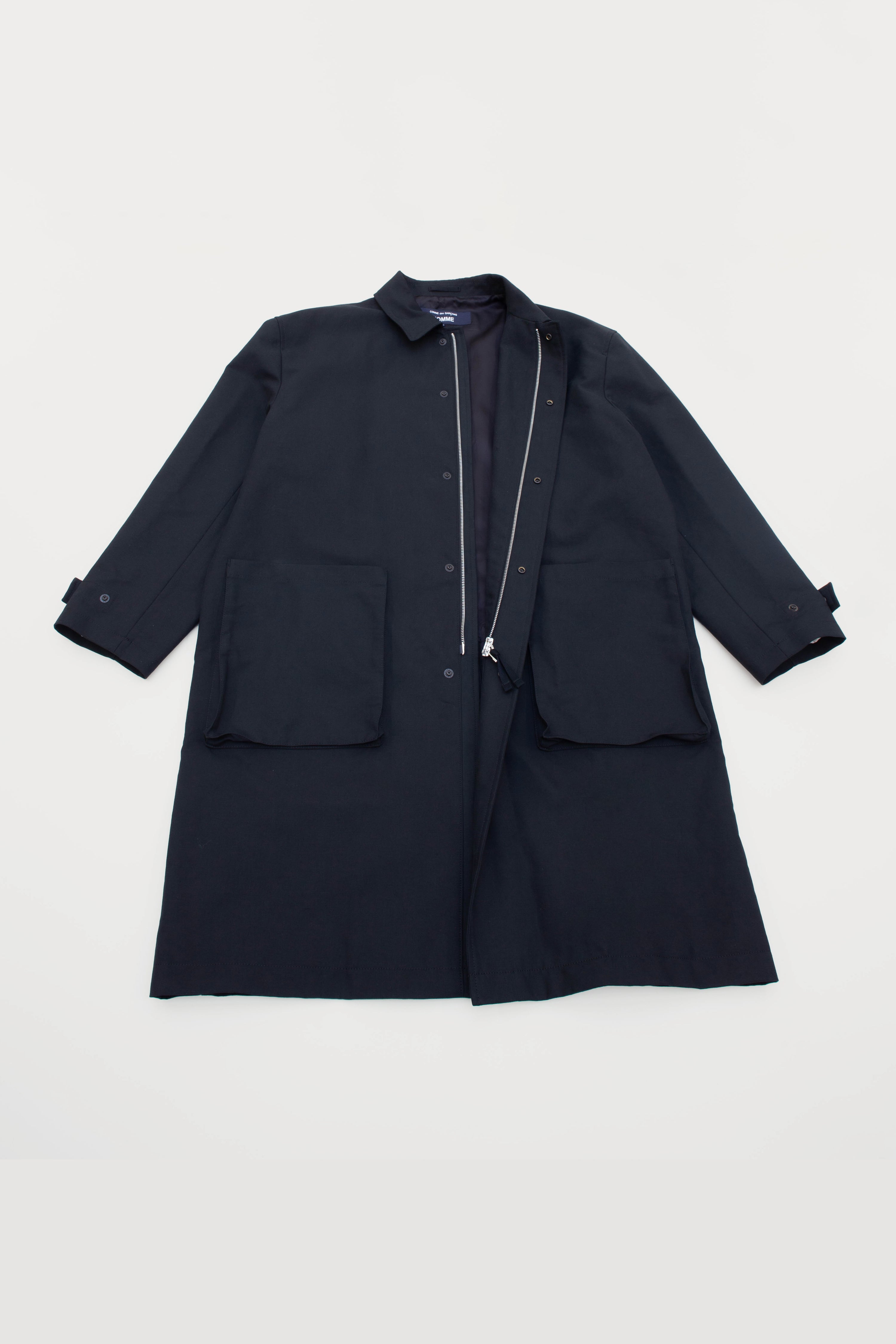 BLACK COTTON COAT