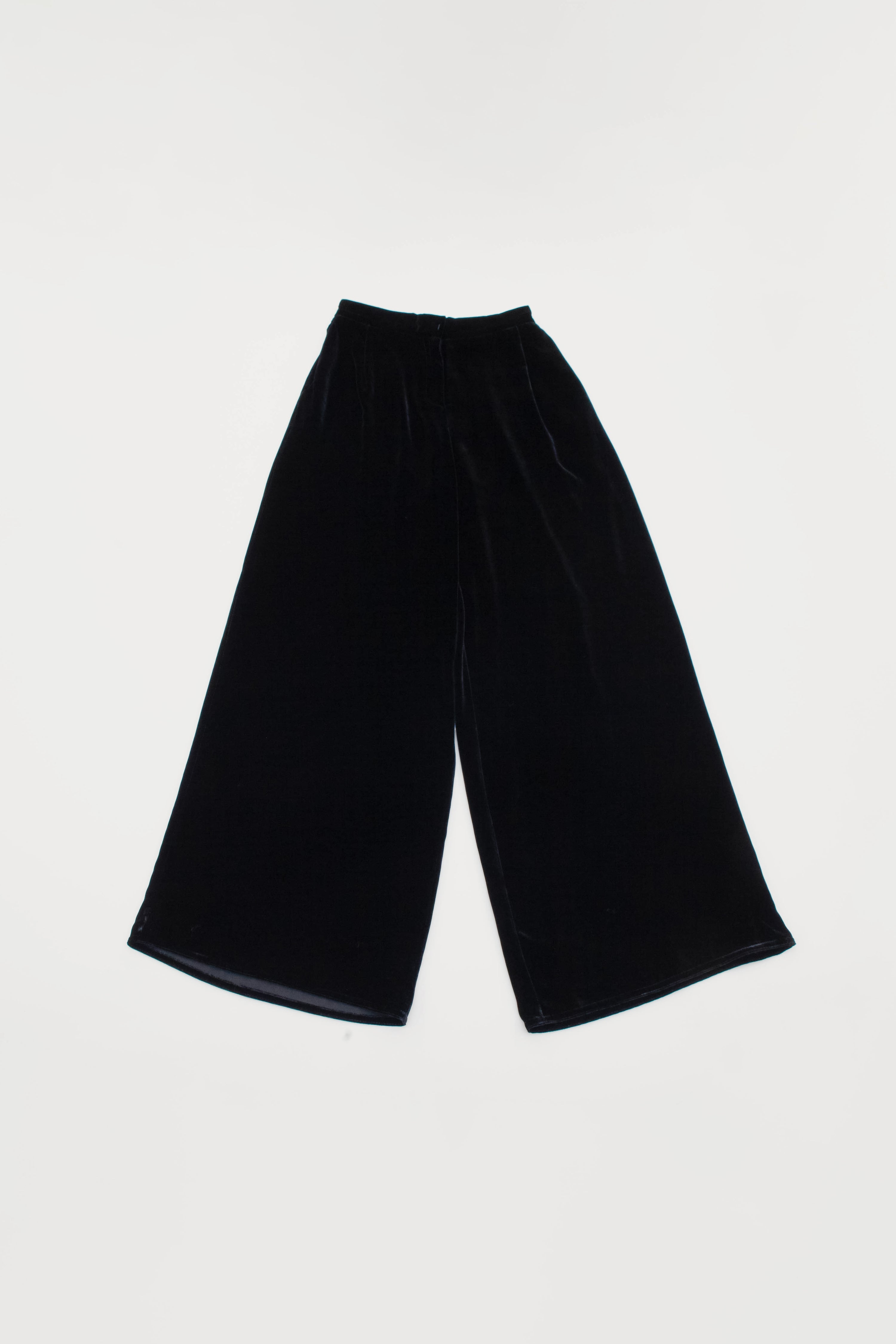FULL PANTS SILK VELVET
