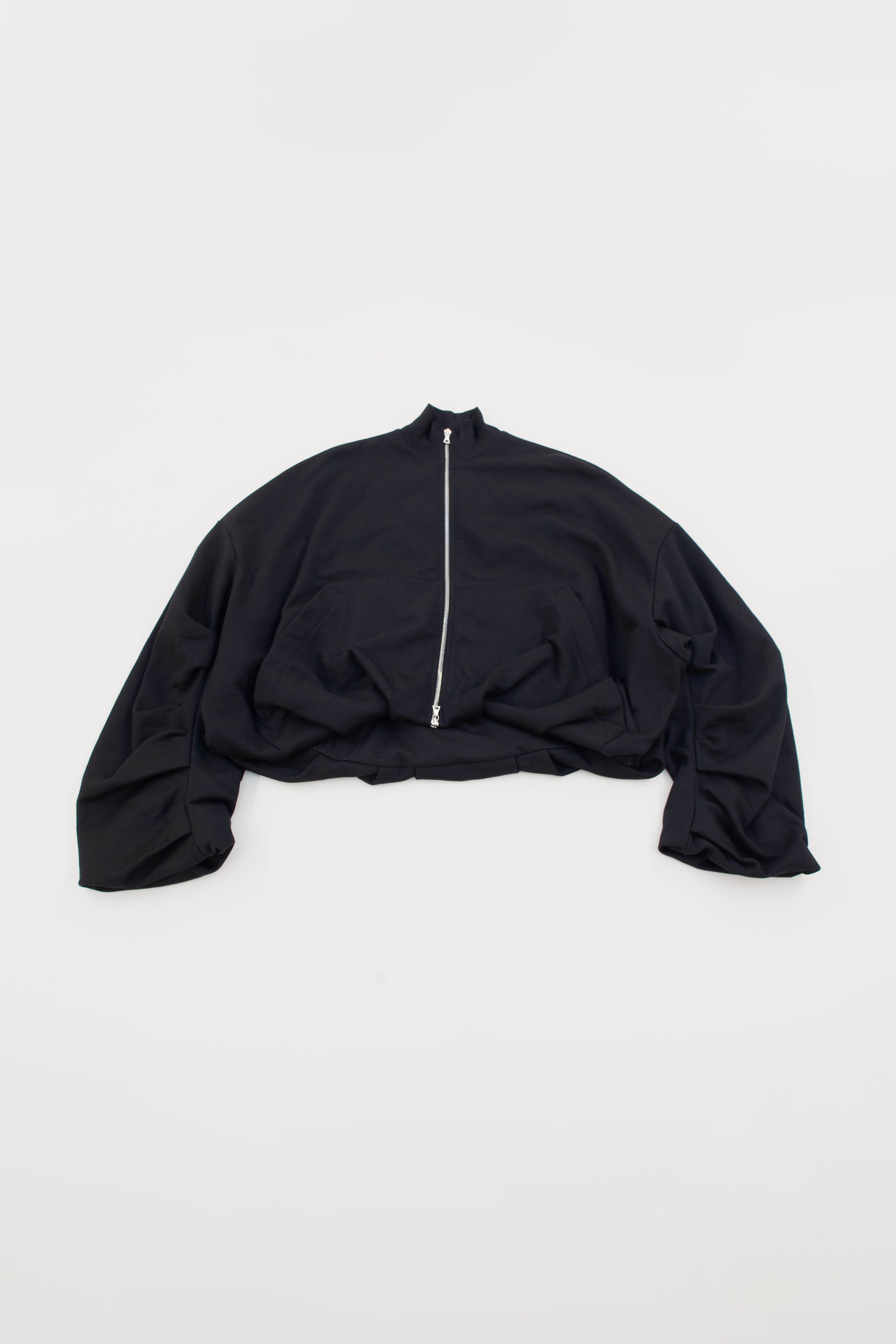 DRAPED JERSEY JACKET