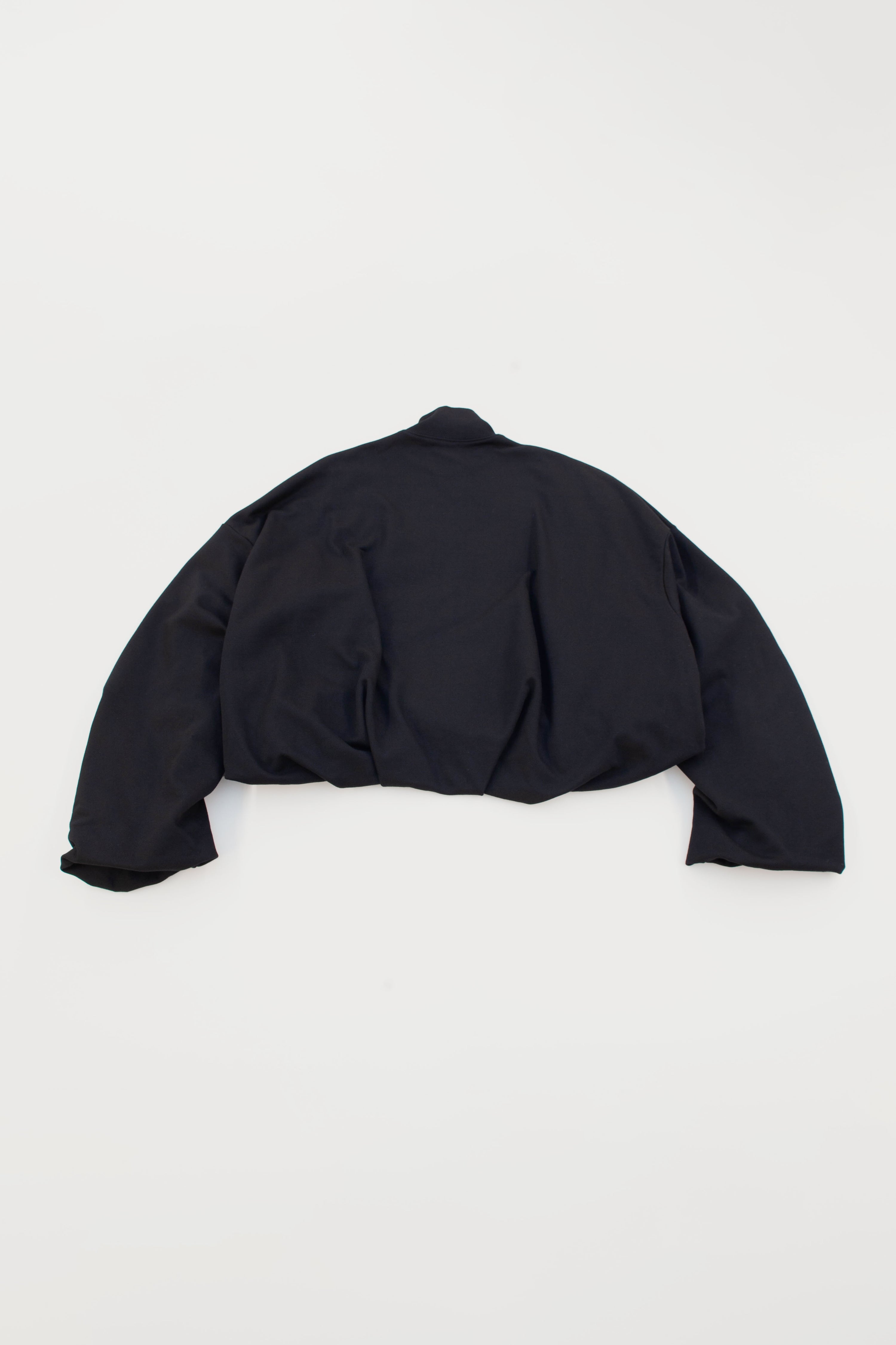 DRAPED JERSEY JACKET