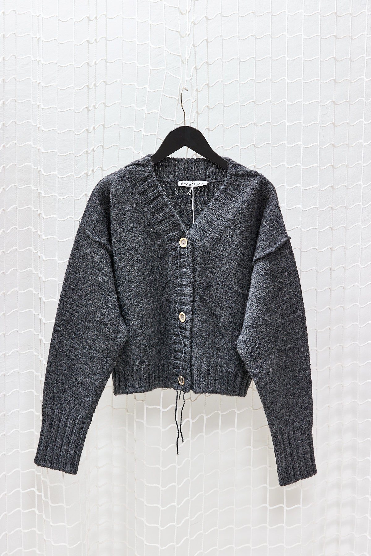 Grey Knitted Cardigan