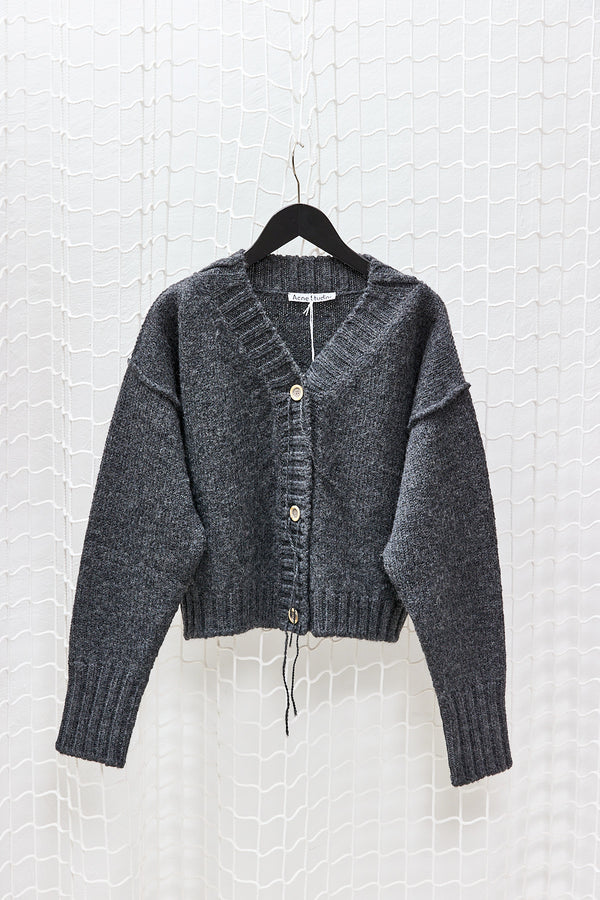 Grey Knitted Cardigan