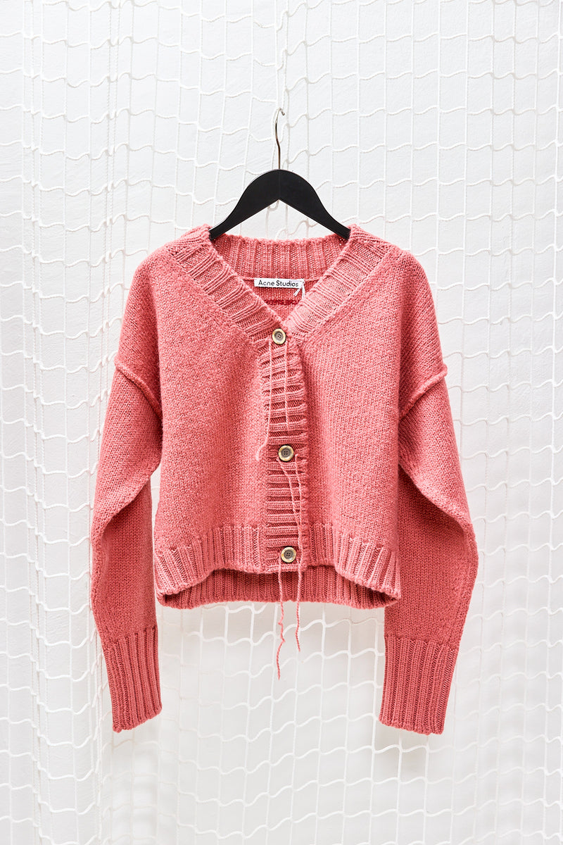 Mauve Knitted Cardigan
