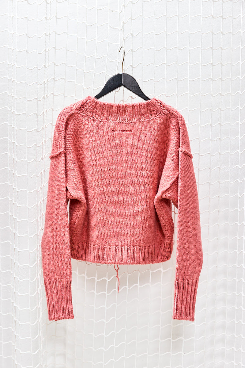 Mauve Knitted Cardigan