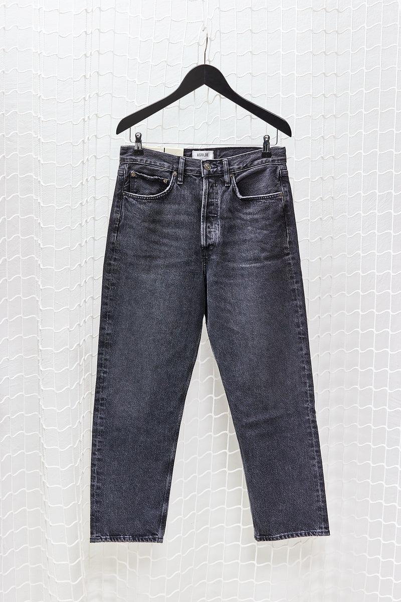 Paddox 90ies Crop Midrise Loose Straight Jean