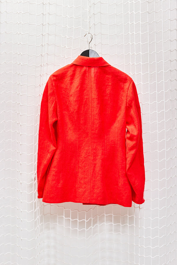 Red Linnen Blouse