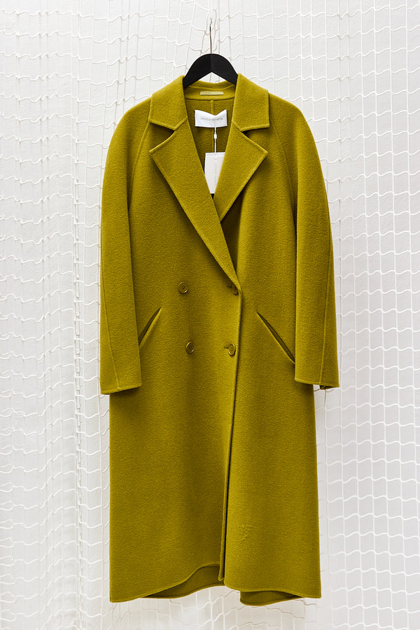 Khaki Green Woolen Coat