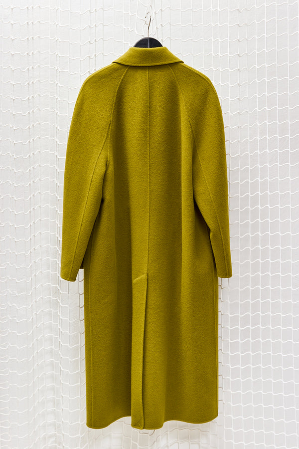 Khaki Green Woolen Coat