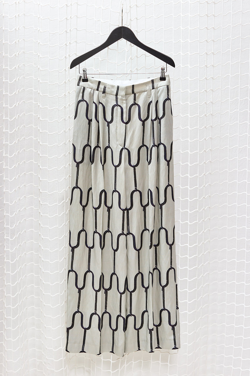 Steel Mesh gray Parise Trousers