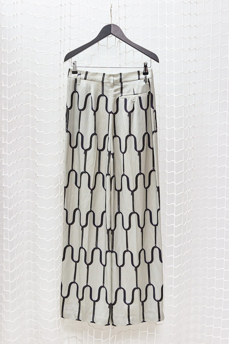 Steel Mesh gray Parise Trousers