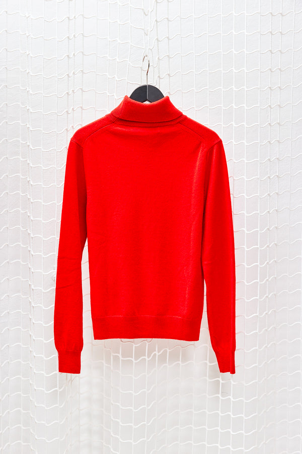 Red Cashmere Turtleneck