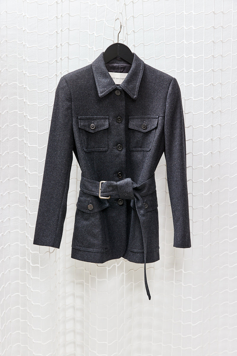 Grey Wool Vardia Jacket