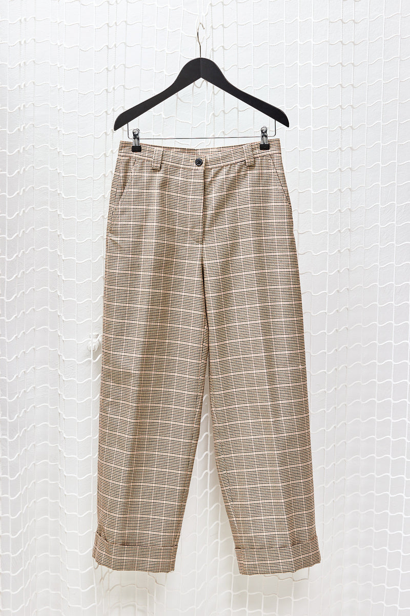 Pakora Checkered Cotton Pants