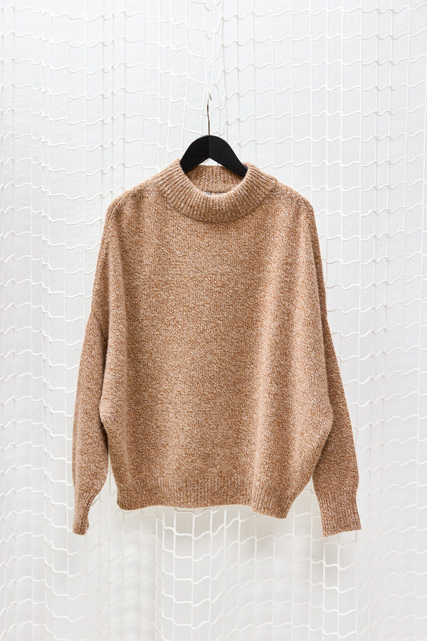 Dark Camel Cashmere Knit