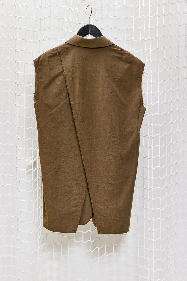 Military cotton blouse