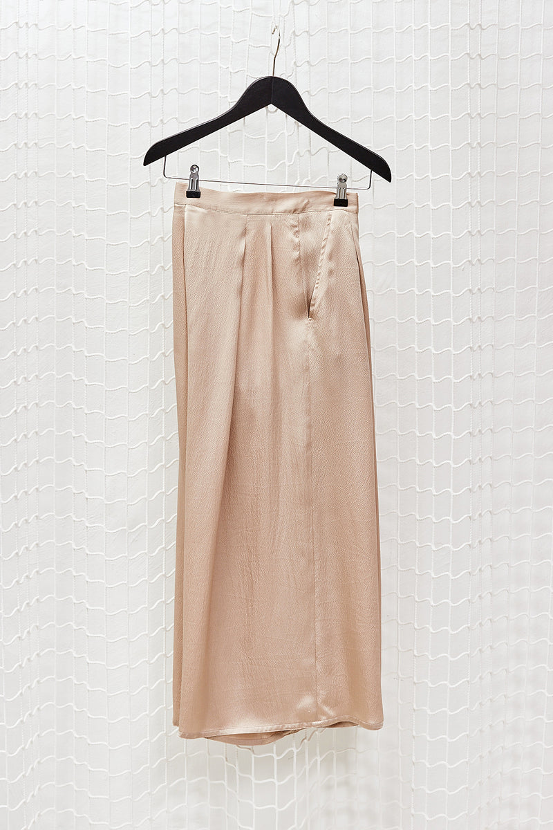 Silk Flare Trousers