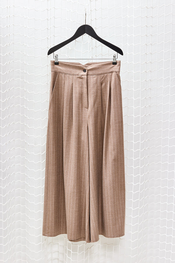 Striped Virgin Wool Pants