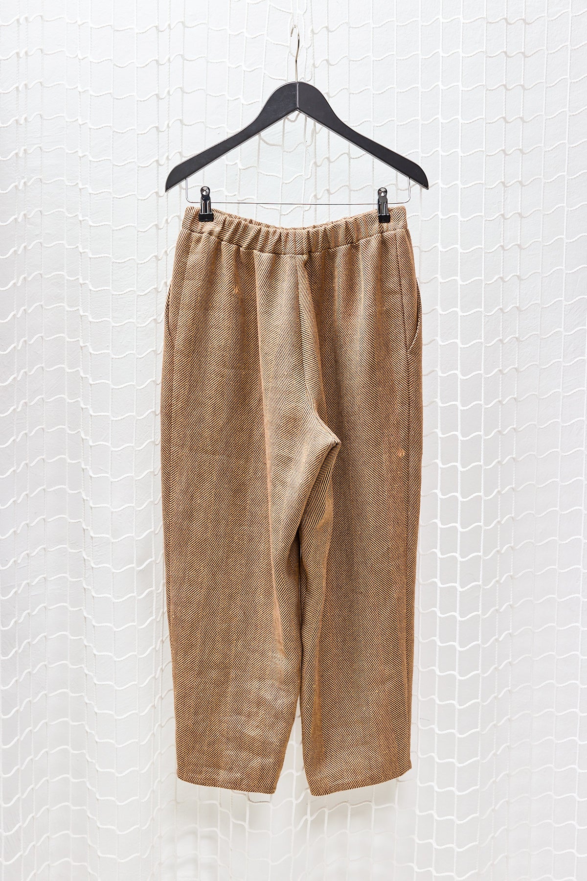 Terra Linen Herringbone Carrot Pants