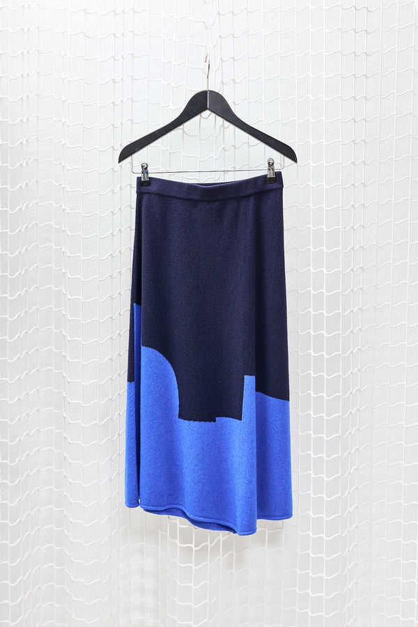 Ocean Cashmere Skirt