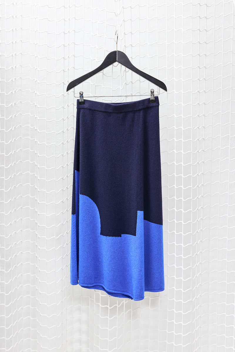 Ocean Cashmere Skirt