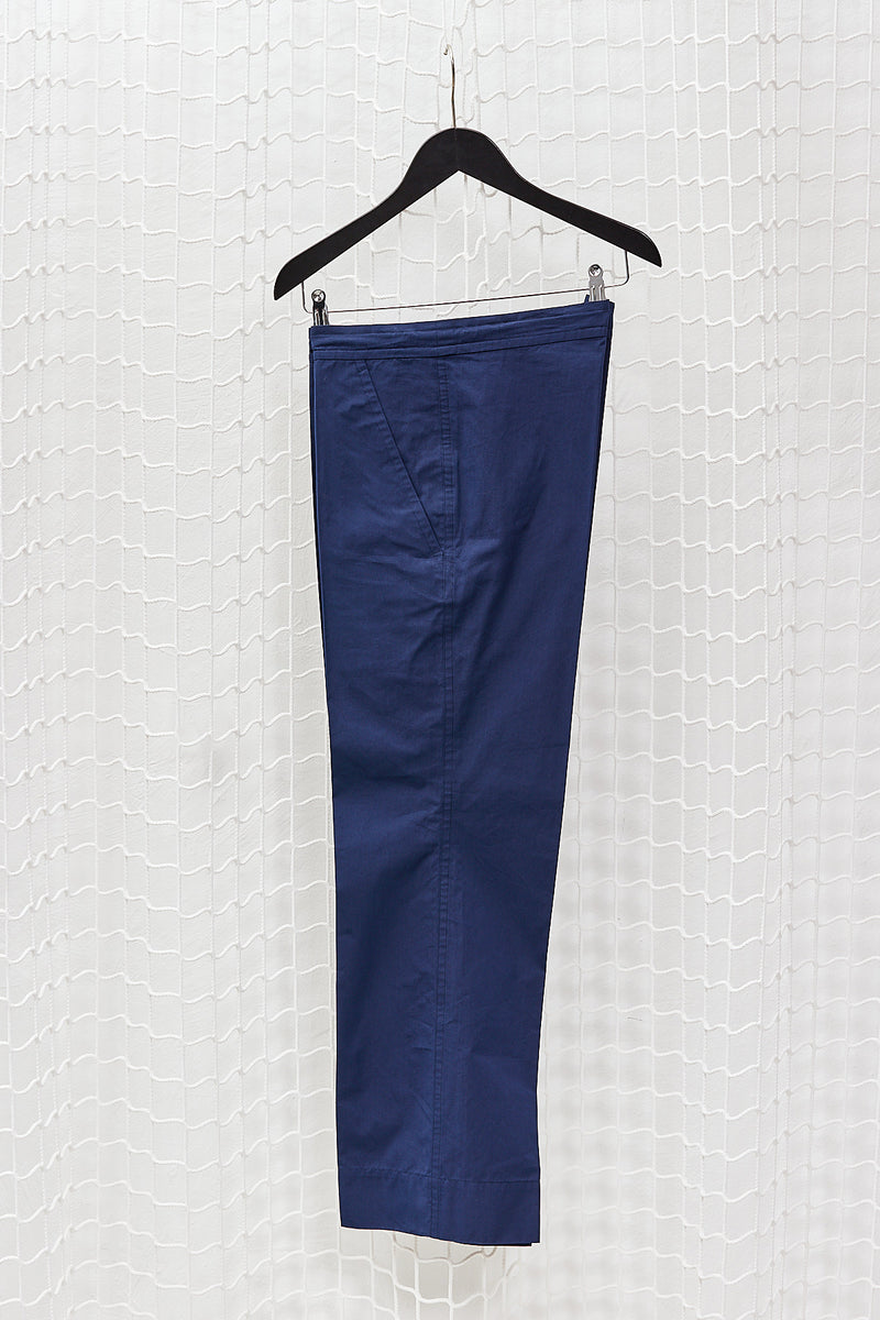 Dark Navy Cotton Pants