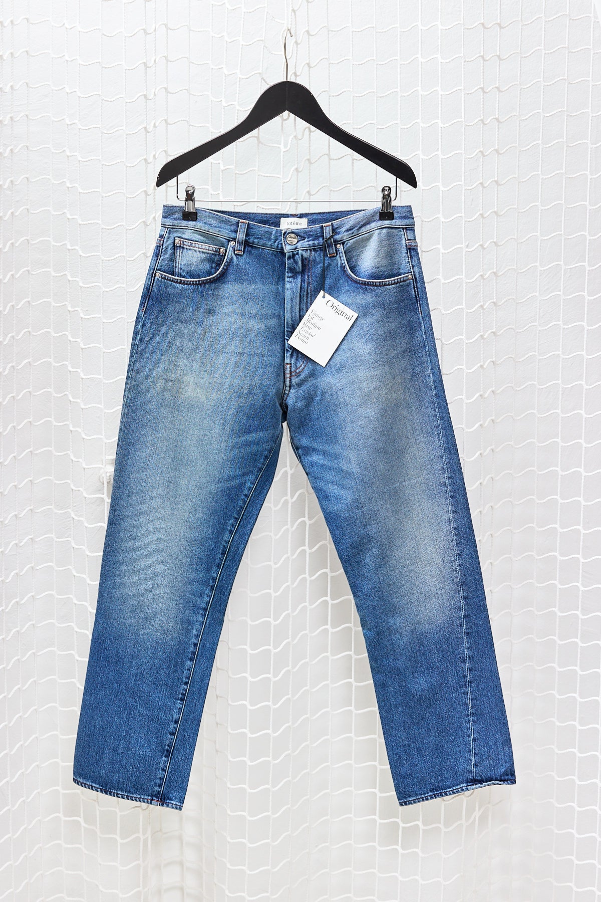 Vintage Fit Washed Blue Twisted