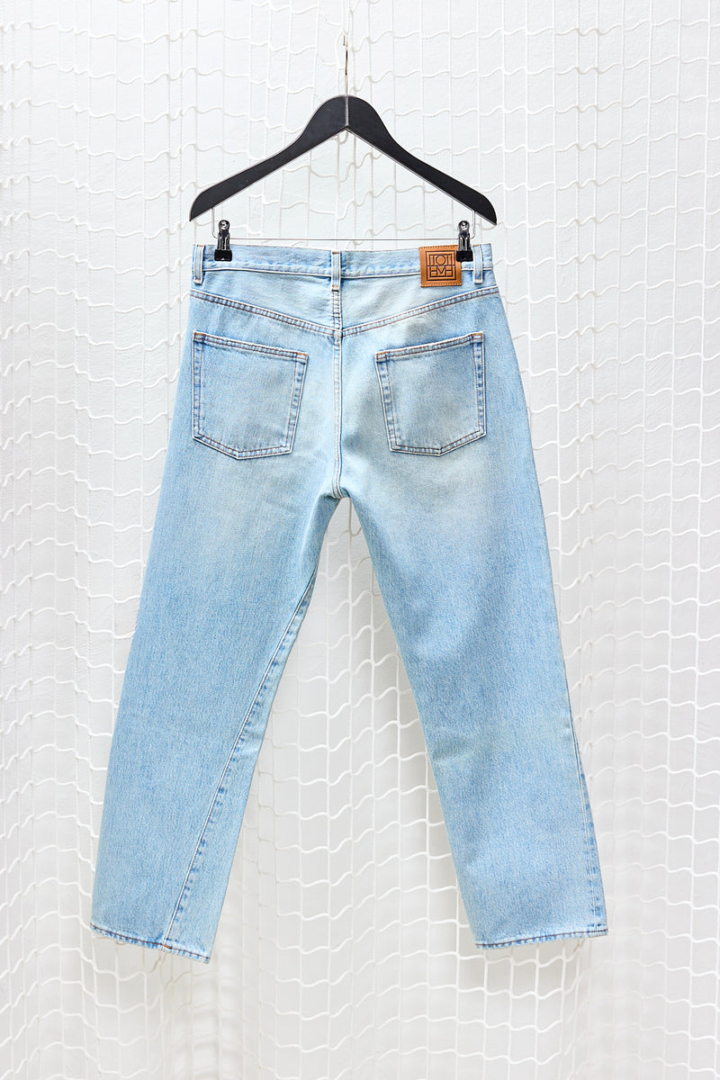 Vintage Light Blue Wash Twisted Jean
