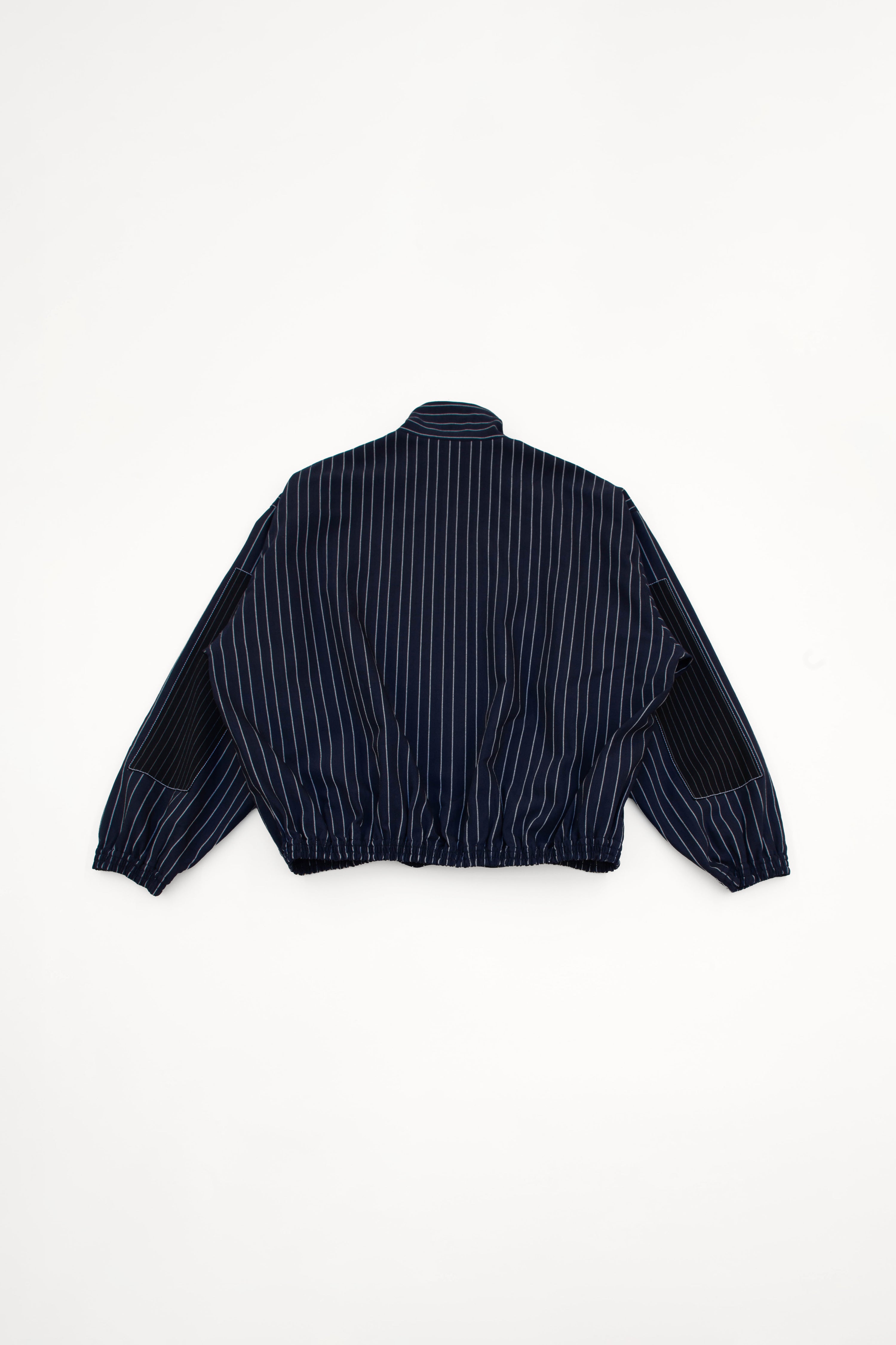 STRIPED ZIPER JACKET