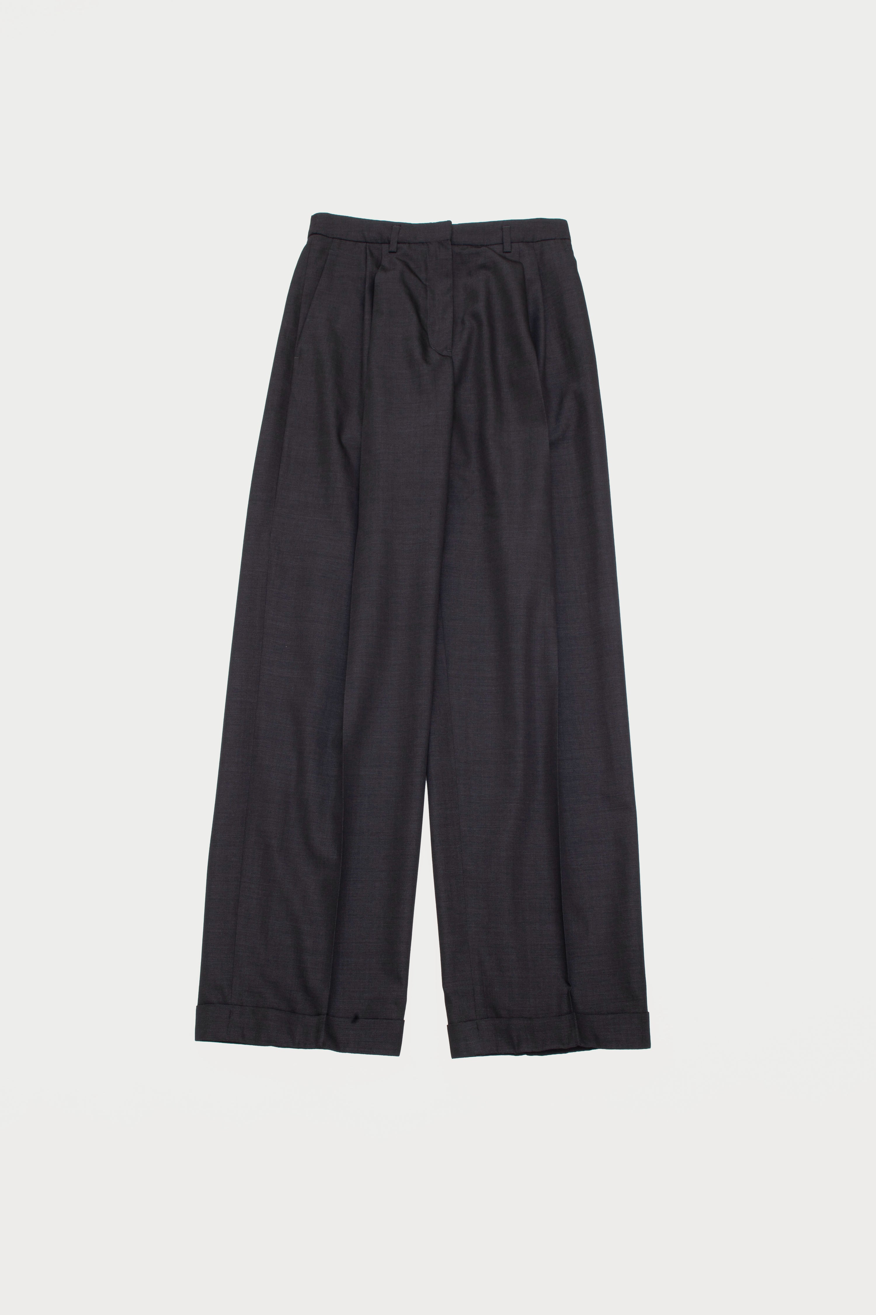 WIDE WOOL TROUSERS