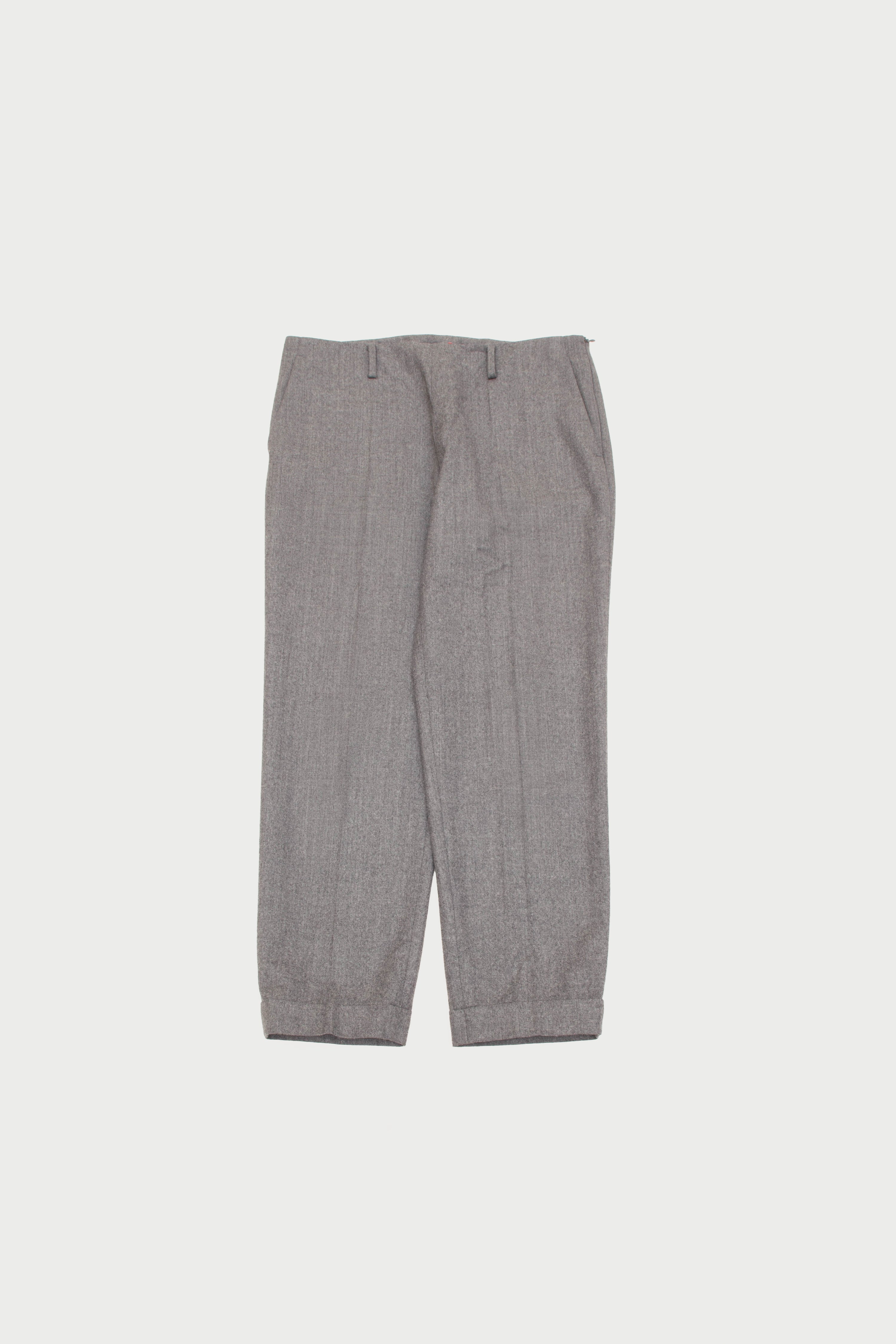 GREY WOOL PANTS