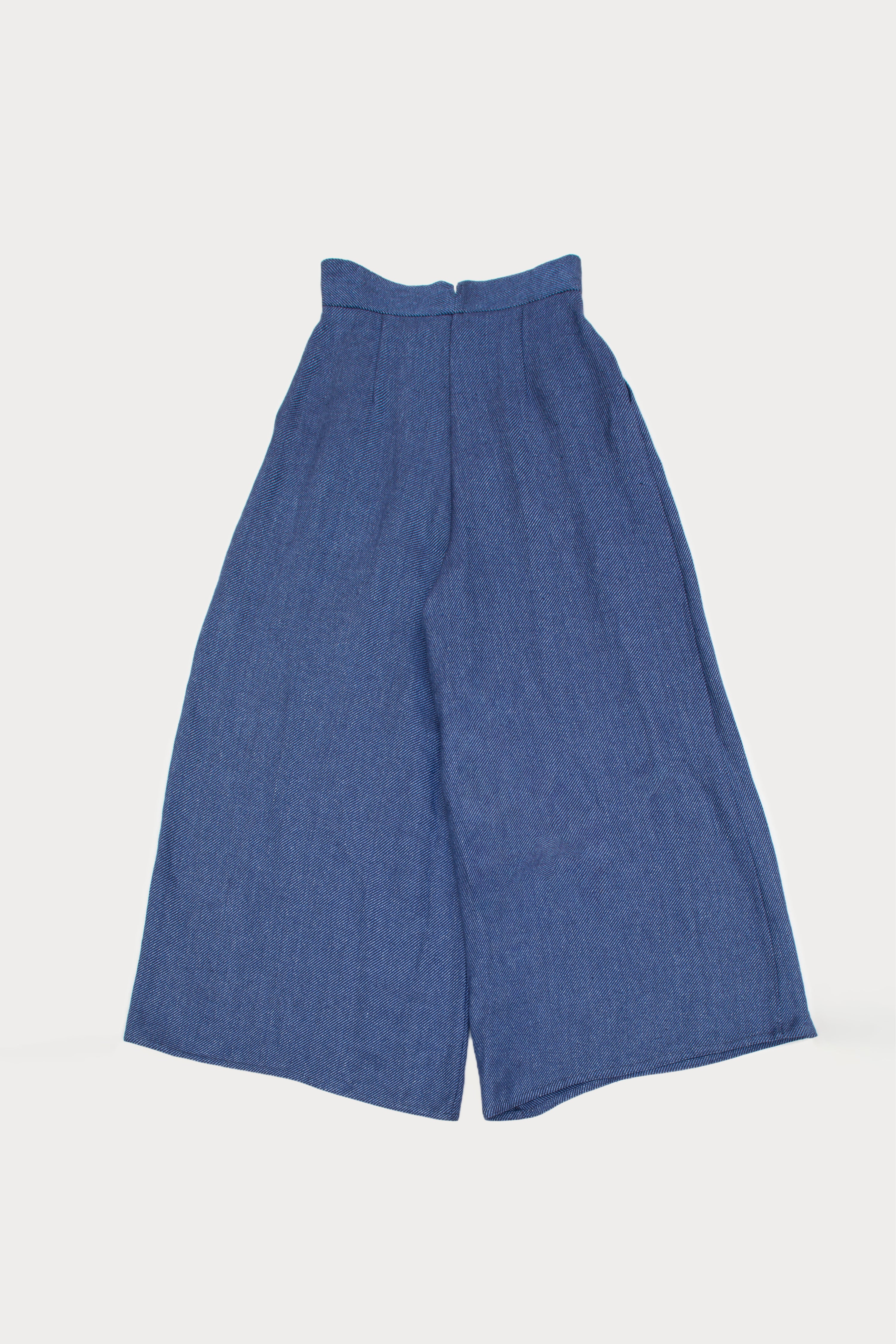 WIDE HEAVY LINEN TROUSERS