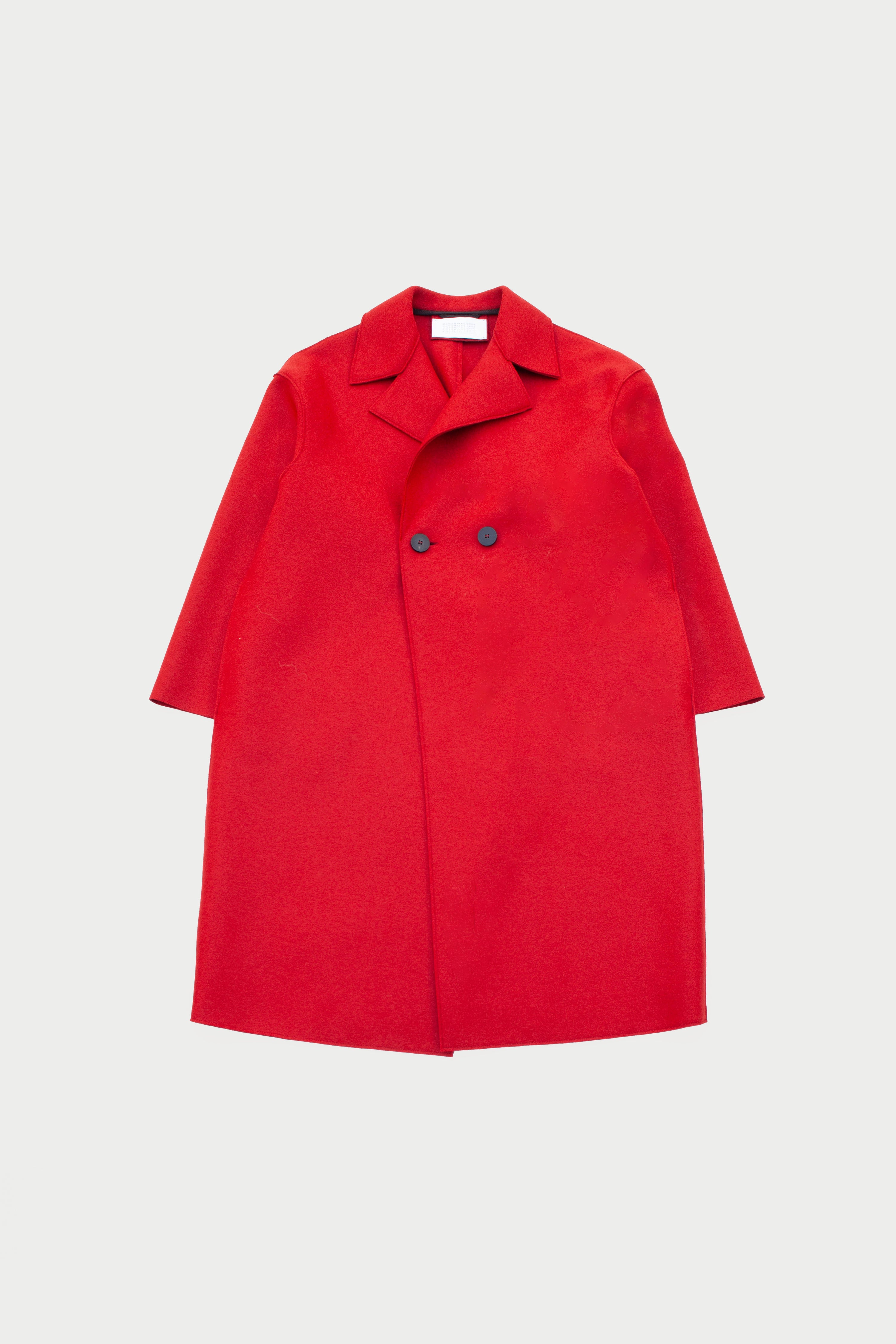 RED WOOL COAT
