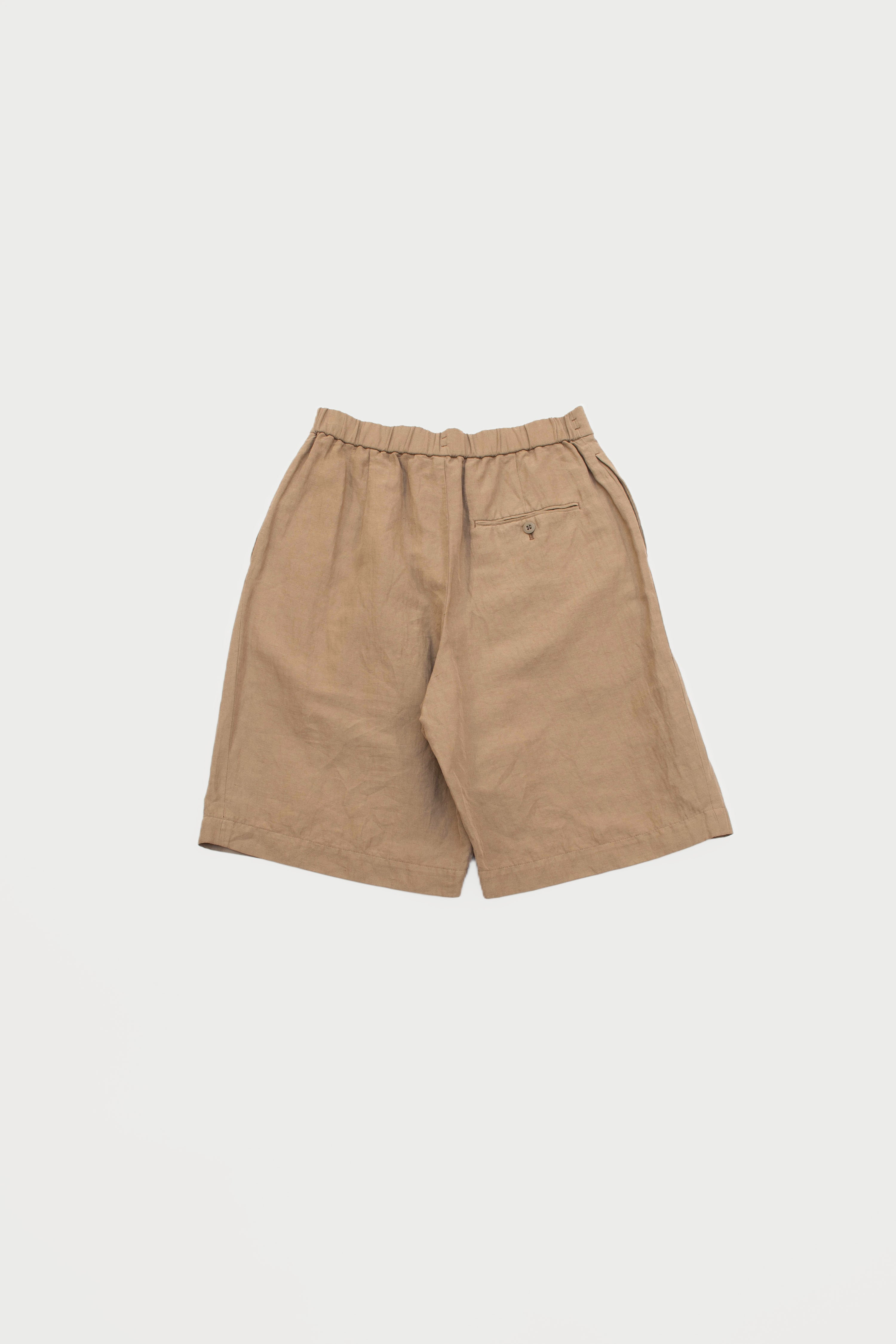 COTTON LINEN SHORTS