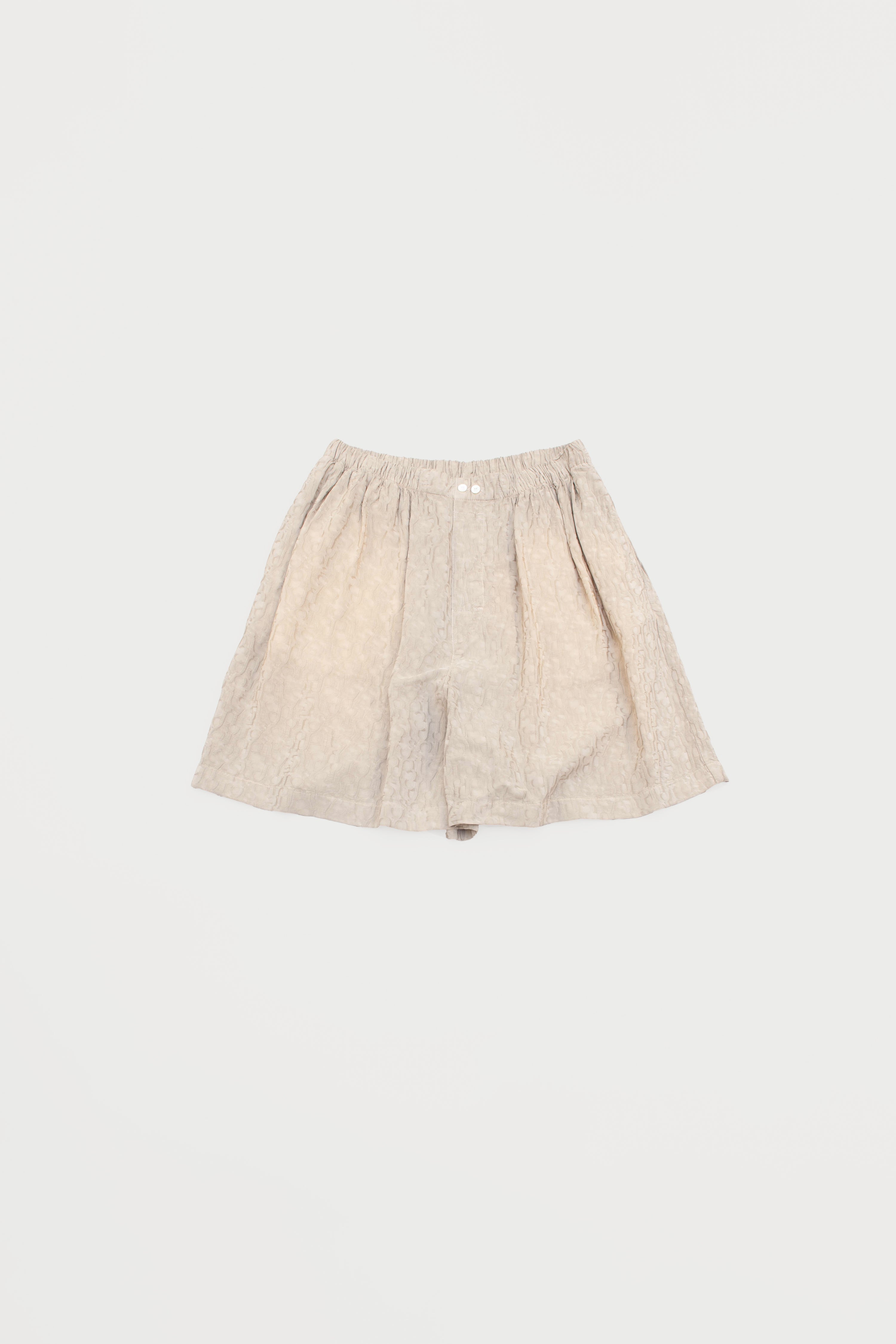 Textured jacquard shorts