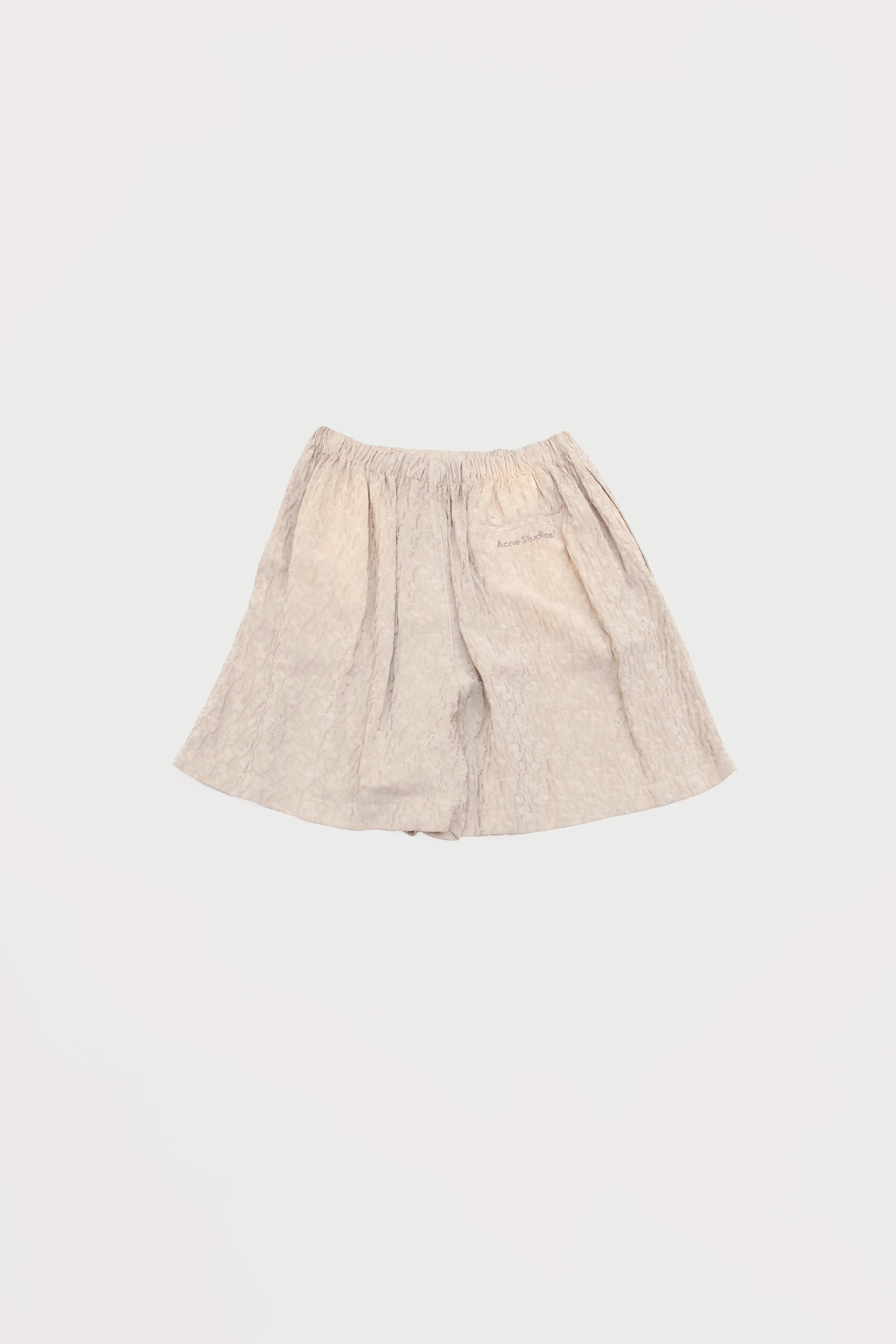 Textured jacquard shorts