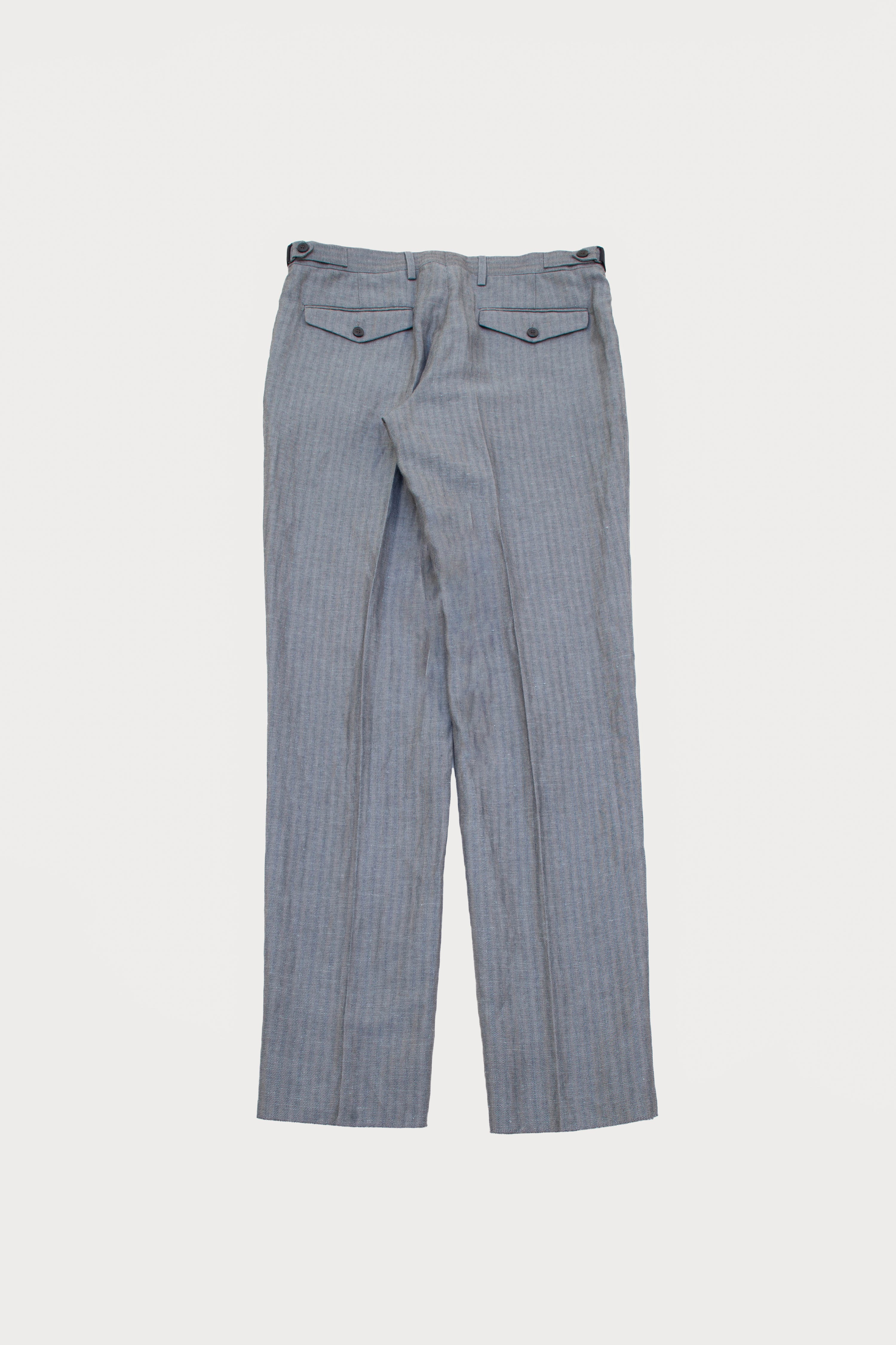 LINEN WOOL TROUSERS