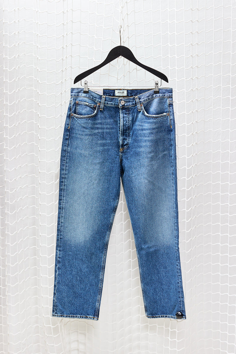 Blacktea 90ies Pinchwaist Highrise Straight Jean