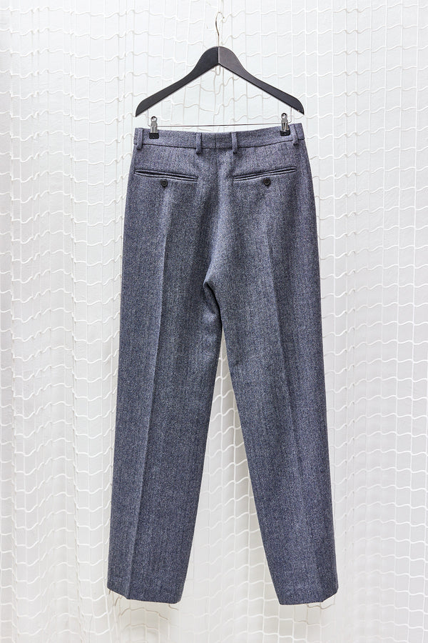 Grey Blue Wool Pants