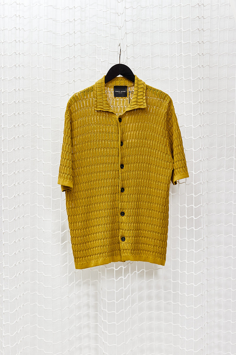 Pistaccio Short sleeve Knitted Shirt