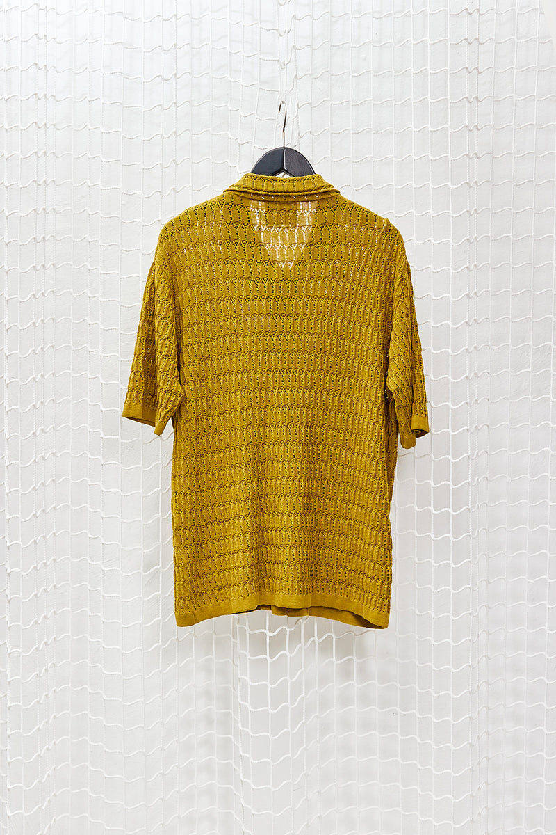 Pistaccio Short sleeve Knitted Shirt
