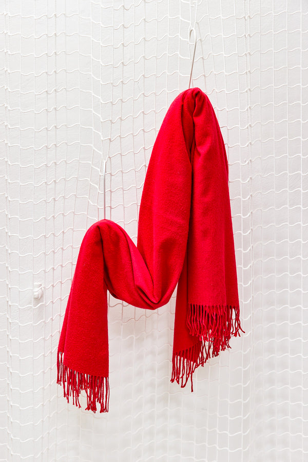 Red Cashmere Blanket