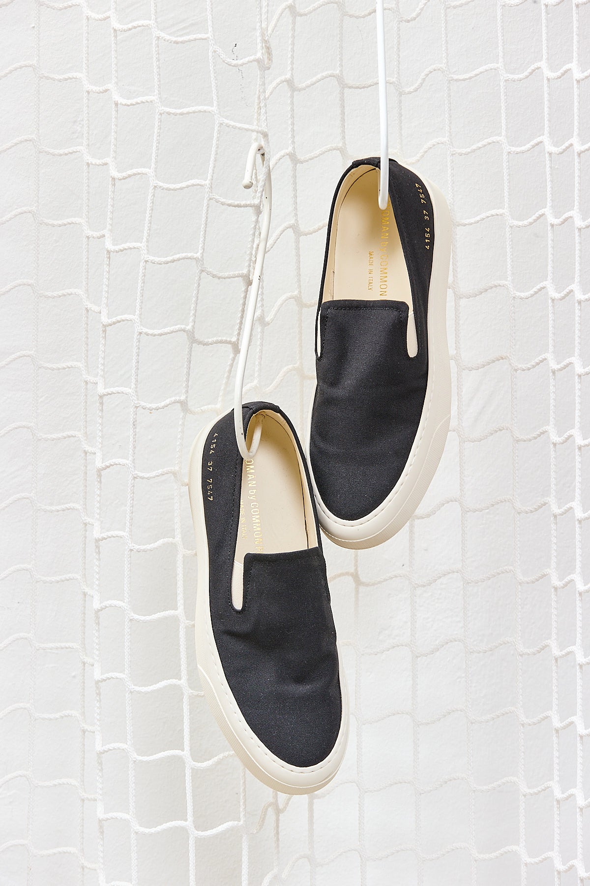 Slip on canvas black