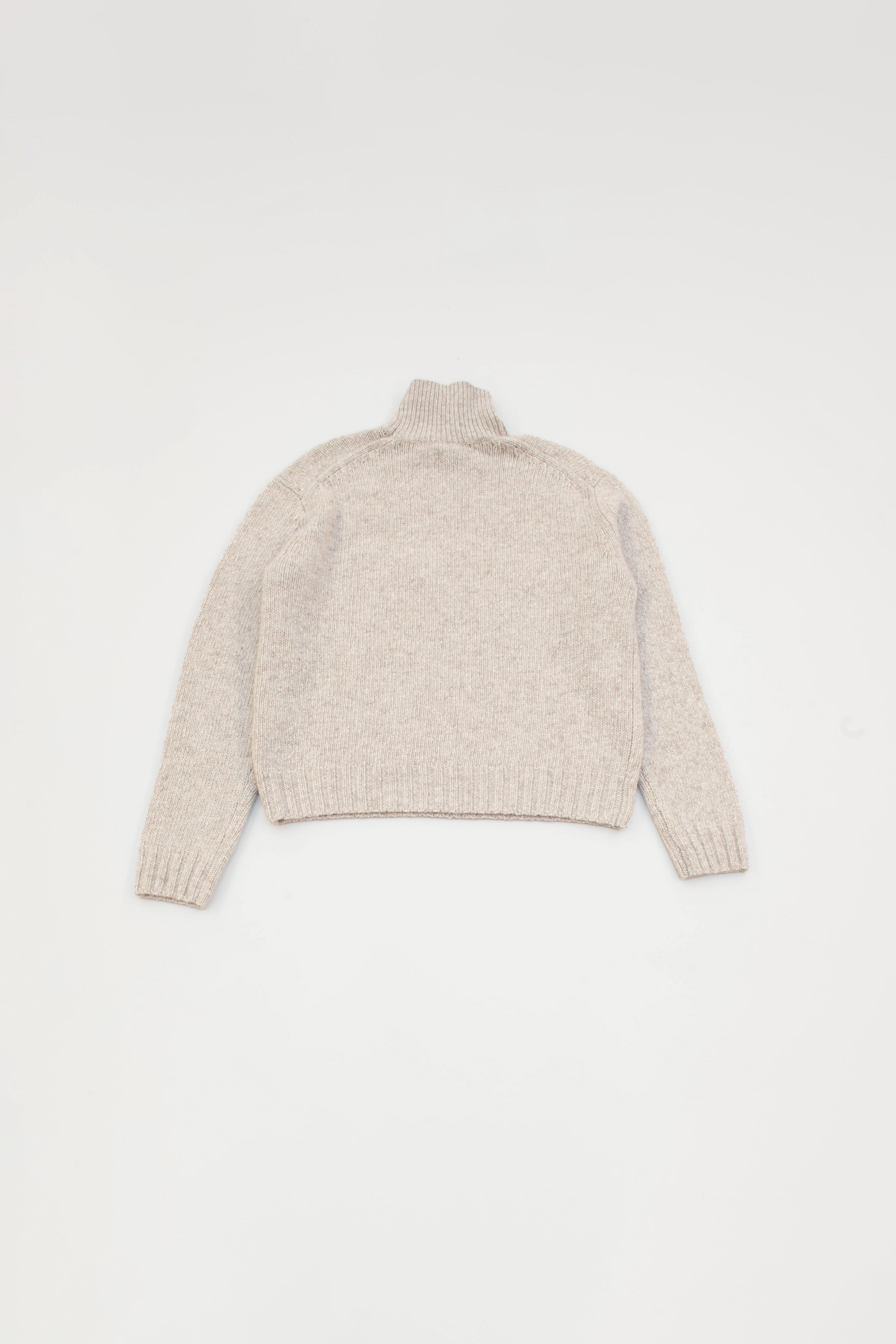 CASHMERE MELANGE KNIT TURTLE